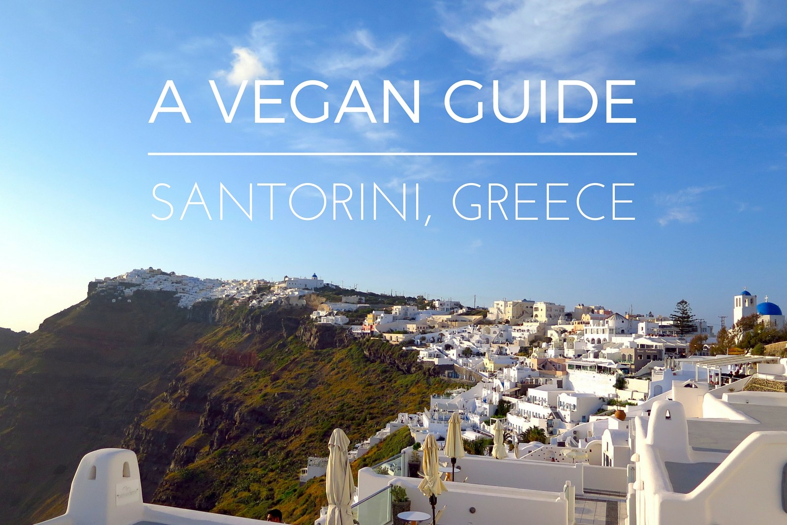 a vegan guide to santorini greece